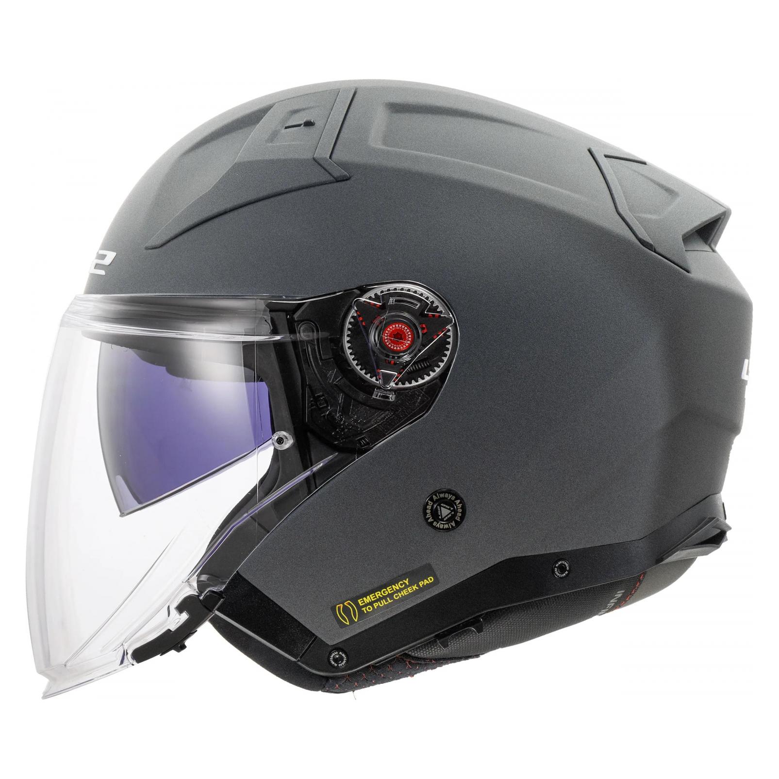 LS2 OF603 INFINITY II SOLID Jethelm (XXL) (366031010)