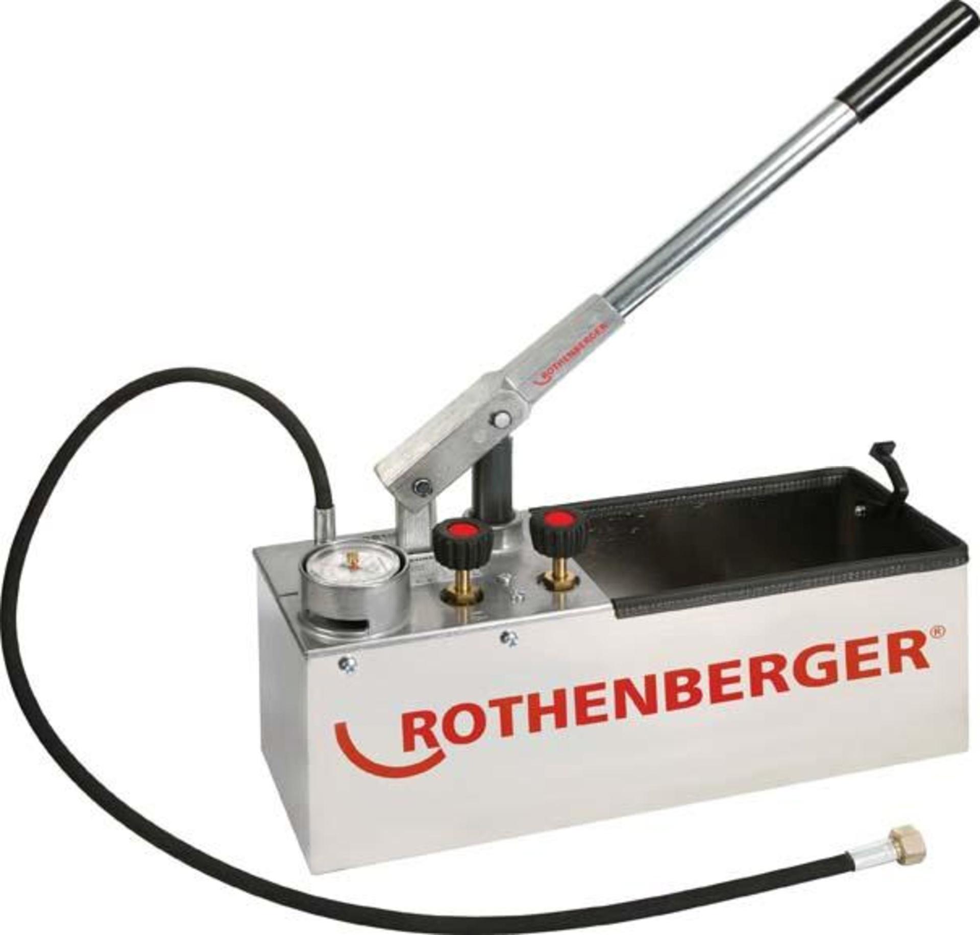 Rothenberger Prüfpumpe RP 50 S Inox0-60bar 45ml / Hub - 60203