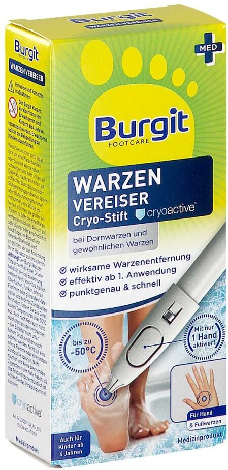 Burgit Warzen Vereiser für Hände und Füße 1stk
