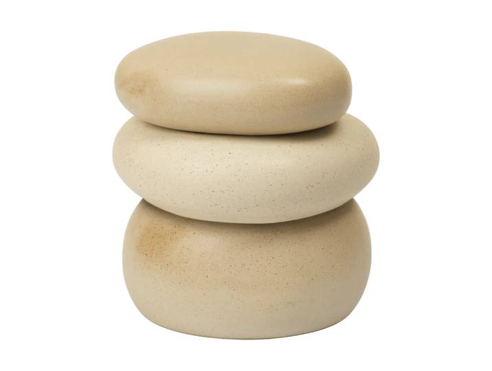 Ferm Living Pebble boîte grande Sand/Cream