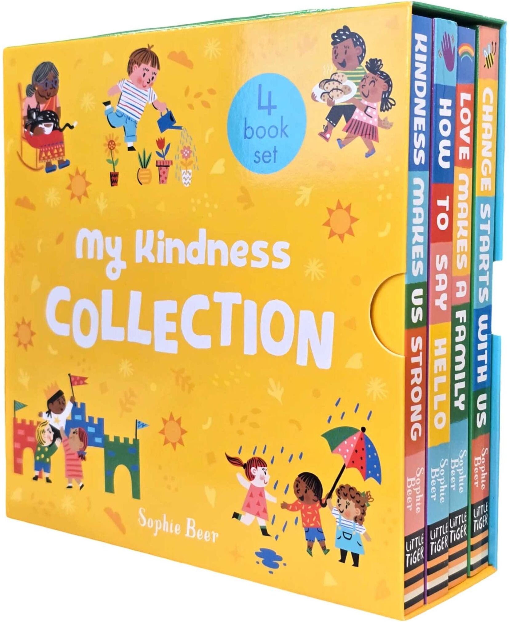 My Kindness Collection by Sophie Beer 4 Books Box Set - Ages 1-5 - Board Book Little Tiger Press Group