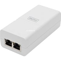 Gigabit Active 802.3at PoE Midspan, PoE-Injektor weiß