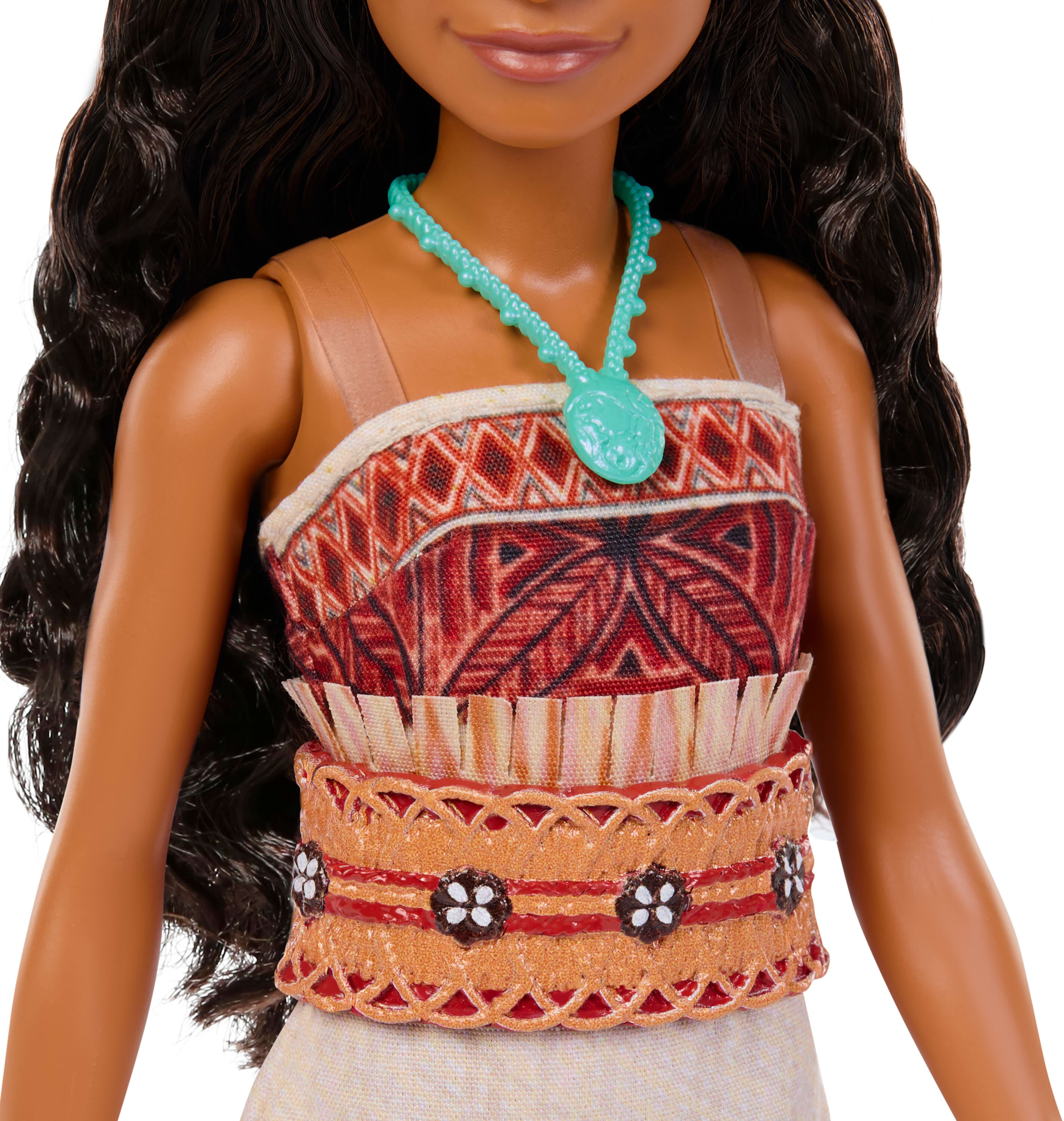 Anziehpuppe MATTEL "Disney Vaiana, Puppe mit abnehmbarer Kleidung", bunt, Puppen, Kinder, Kunststoff, Anziehpuppe