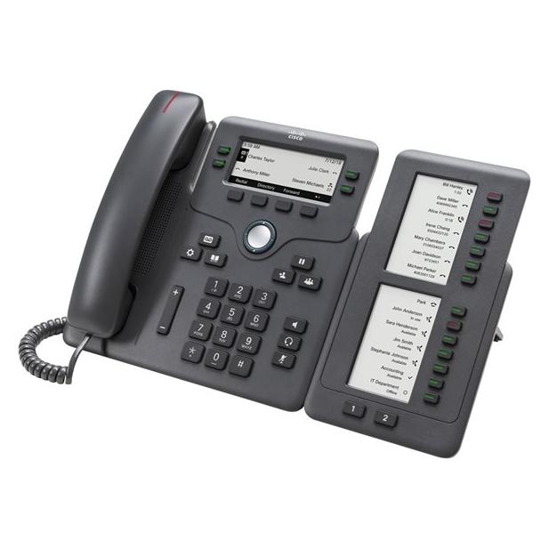 Cisco IP Phone 6800 Key Expansion Module - Funktionstasten-Erweiterungsmodul für VoIP- (CP-68KEM-3PCC=)