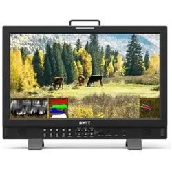 Swit 21.5" 12G-SDI 4K QLED HDR Zero-Delay FHD Monitor, 100%DCI-P3 color gamut 18-bit Processing Support (21.50", Full HD), Video Monitor, Schwarz