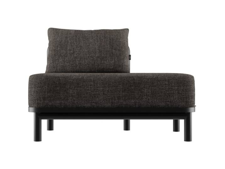 SACKit Loungeelement Kirra schwarz 80 Prozent Olefin und 20 Prozent recyceltes Olefin-Polyester 2 B 77.5 T 106 cm - Material: 80% Olefin und 20%