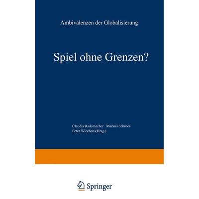 Spiel ohne Grenzen?, Taschenbuch von , VS Verlag für Sozialwissenschaften, 978-3-531-13356-0