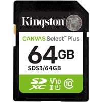 Canvas Select Plus 64 GB SDXC, Speicherkarte UHS-I U1, Class 10, V10