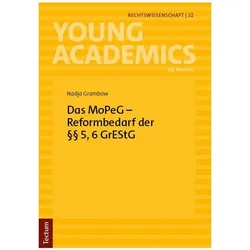 Das MoPeG - Reformbedarf der §§5,6 GrEStG, Fachbücher von Nadja Grambow