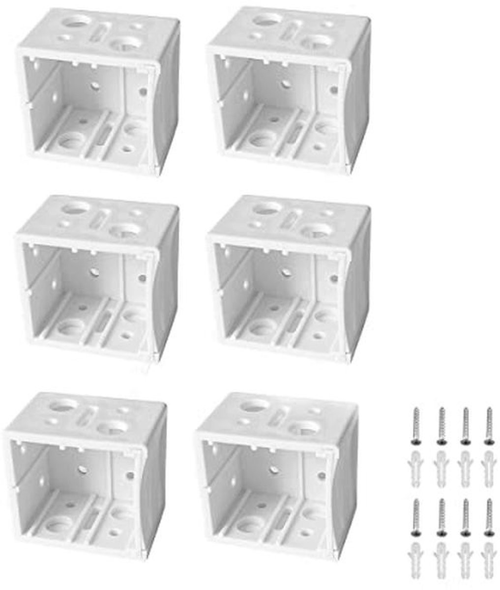 6 Stuks Blind Beugels voor Vensterdecoratie, 1 Inch