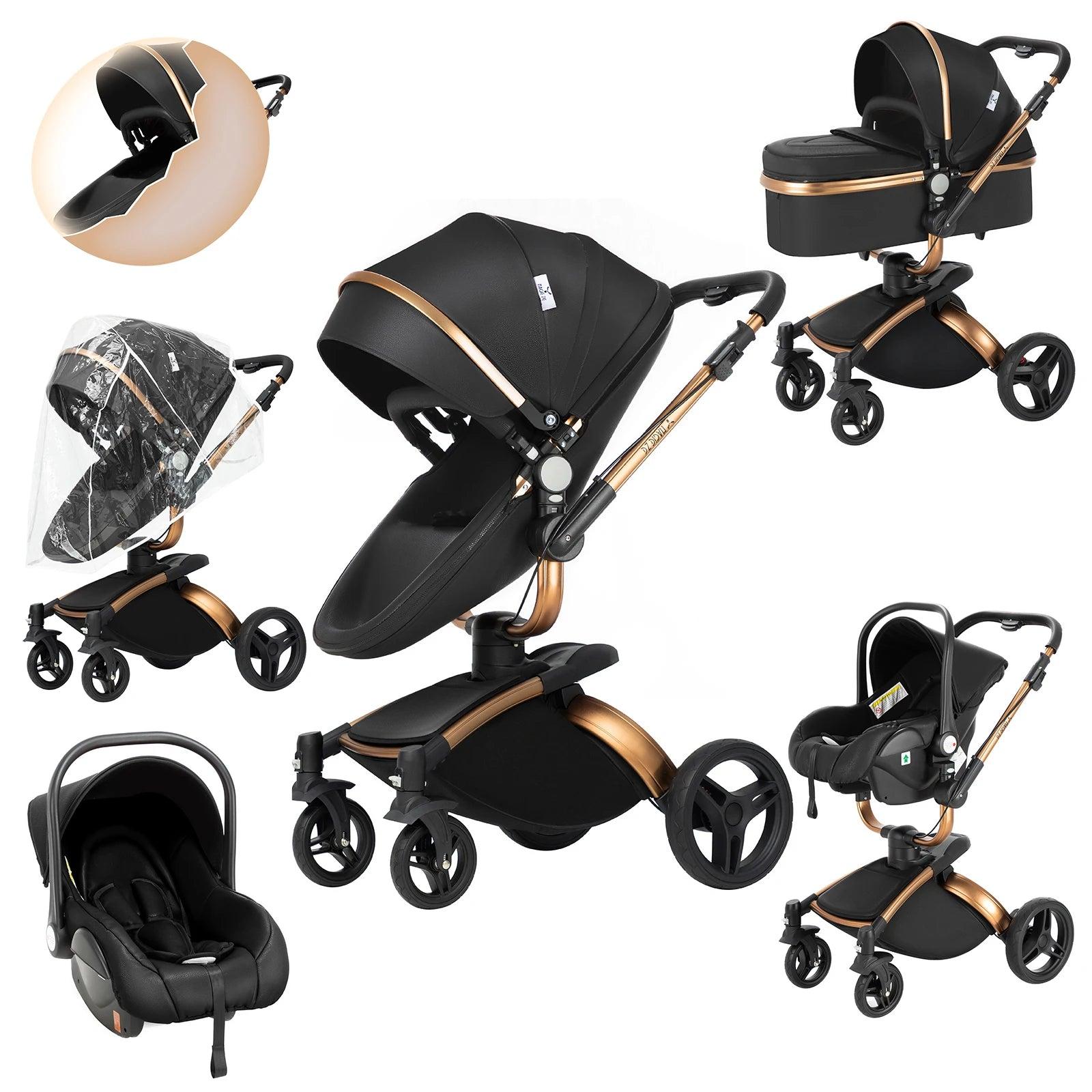 Babywagen - Buggy - Zusammenklappbarer Buggy - Faltbarer Buggy - Zusammenklappbarer Buggy für Neugeborene
