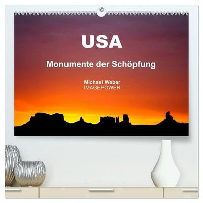 USA - Monumente der Schöpfung (hochwertiger Premium Wandkalender 2027 DIN A2 quer), Kunstdruck in Hochglanz