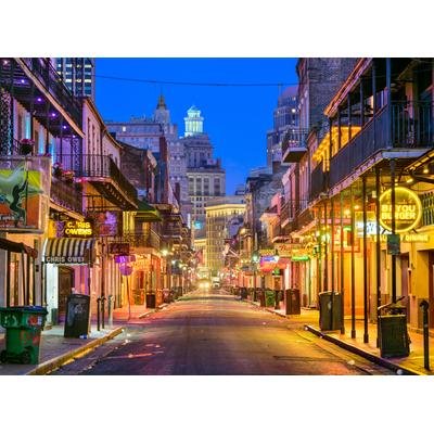 Fototapete PAPERMOON "Bourbon Street New Orleans", bunt, B:3m L:2,23m, Vlies, Tapeten