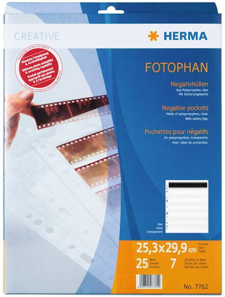 Herma negative pockets 7x6 (25) 36st