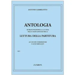 A. Garbelotto Antologia Di Brani Polifonici 2-3-4 Voci Music Education, Fachbücher