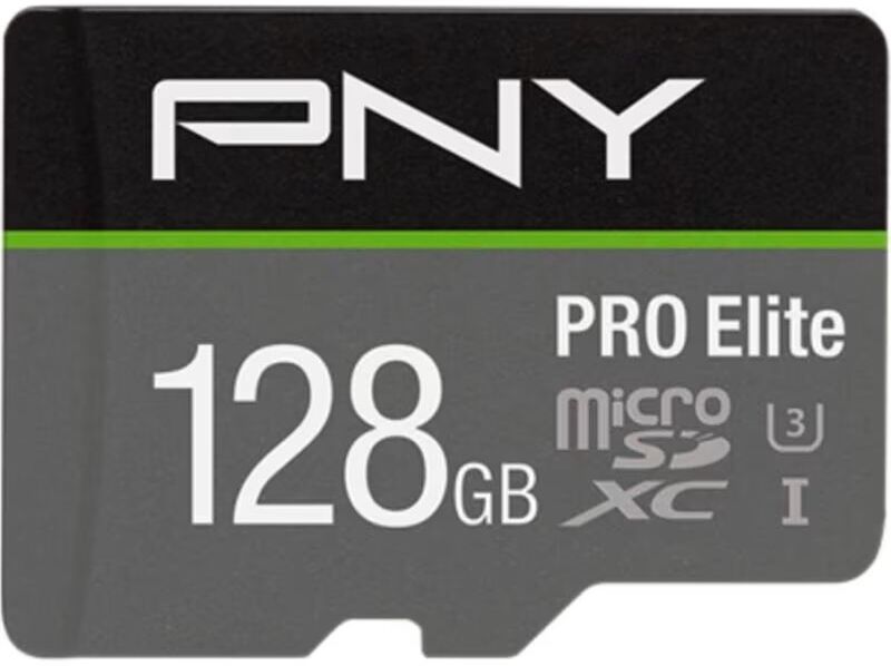 PNY Tarjeta De Memoria Micro Sdxc Pro Elite 128gb Clase 10 Uhs-I U3 Talla Única Unisex