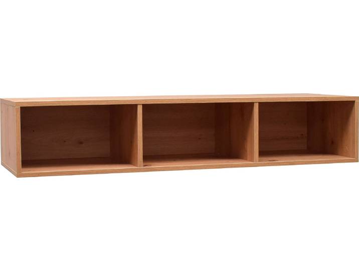 Hängeregal MÄUSBACHER Debra , braun (asteiche), B:118cm H:22cm T:32cm, Regale, Hängeregal