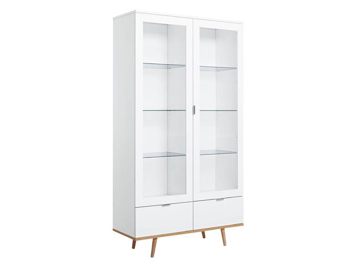 Vitrine GÖTEBORG 100 x 185 cm weiß