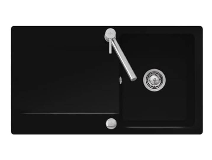 Villeroy & Boch Siluet 50-3335 02 J0 Chromit Keramikspüle Excenterbetätigung