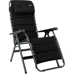 Crespo AP-232-80 Air Deluxe Relaxliege inkl. Tragetasche schwarz