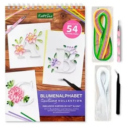 KATY SUE Quilling-Set Buchstaben inkl. Werkzeug 5tlg.