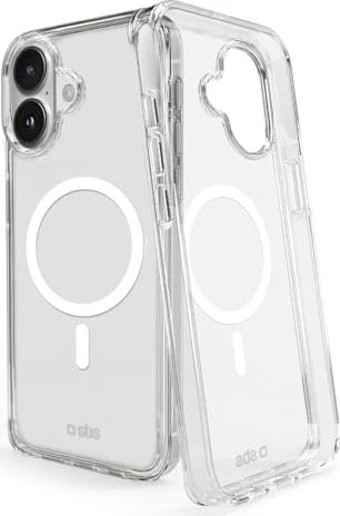 SBS Light Mag Cover kompatibel für iPhone 16 transparent