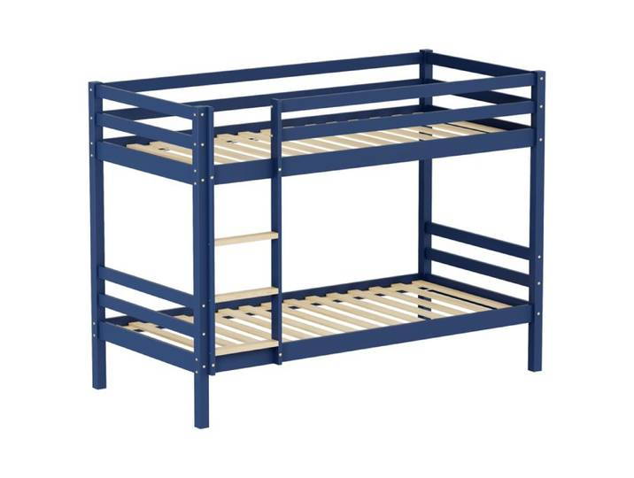 Lits superposés pour enfants 190x90cm bleu foncé AMBRE
