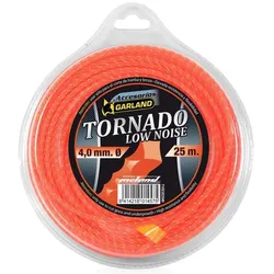 Garland, Zubehör Gartenmaschinen, Abschneidefaden Tornado X 71023X2540 25 M 4 Mm Niedriger Geräuschpegel (Rasentrimmer)