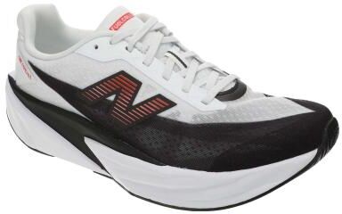 New Balance FuelCell Rebel v5 (Men's) Athletic in White/Neo Flame, Size 7.5 E2, Fabric