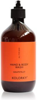 Kolorky Hand & Body Wash gel de limpeza para mãos e corpo Grapefruit 490 ml. Hand & Body Wash