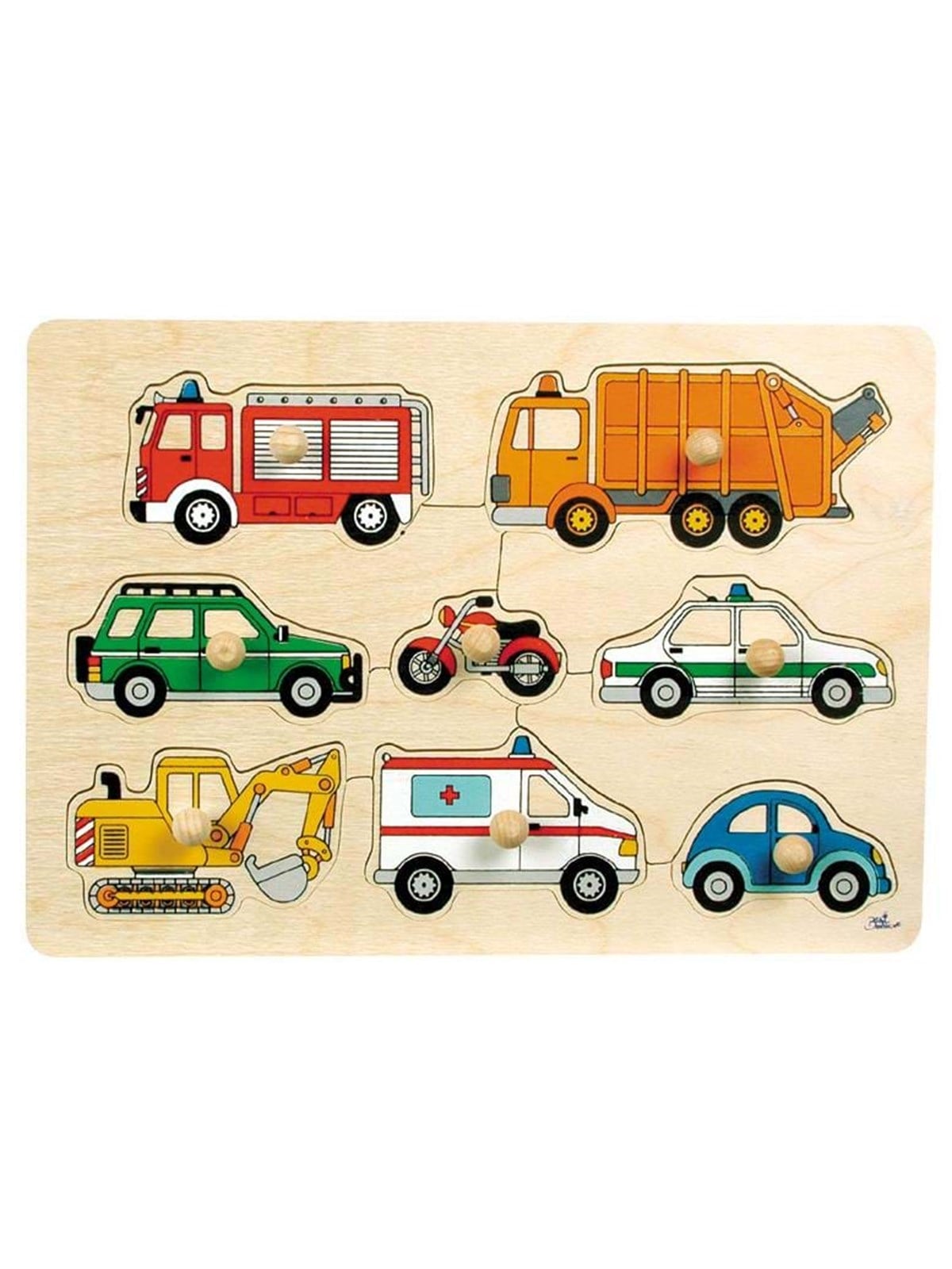 Goki Bubble Puzzle Traffic Holz
