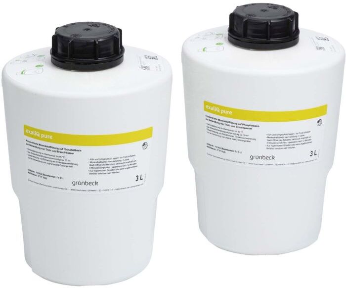 Grünbeck exaliQ Mineralstofflösung 114034 pure, 2x3-Liter-Flasche
