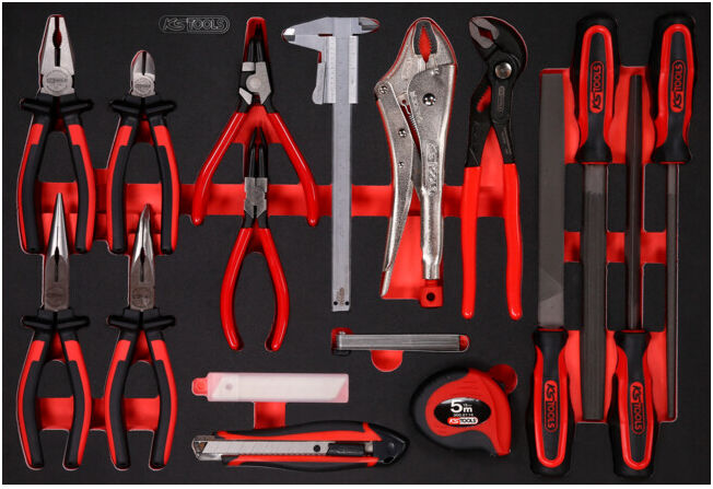 SCS Module de pinces, 19 pcs, modules système 1/1 KS Tools (811.0019)