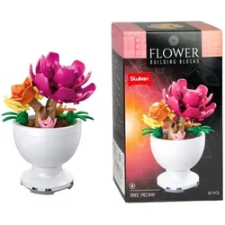 Sluban Bausteine ​​Blumen im Post