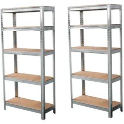 Schwerlastregal Lagerregal 90cm Regal 2x