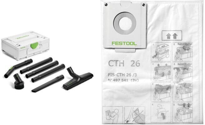Set Festool Standard-Reinigungsset RS-ST D 27/36-Plus + Festool Sicherheitsfiltersack FIS-CTH 26/3