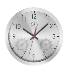Mercedes-Benz Wanduhr Aluminium silber B67870476 - 30 cm