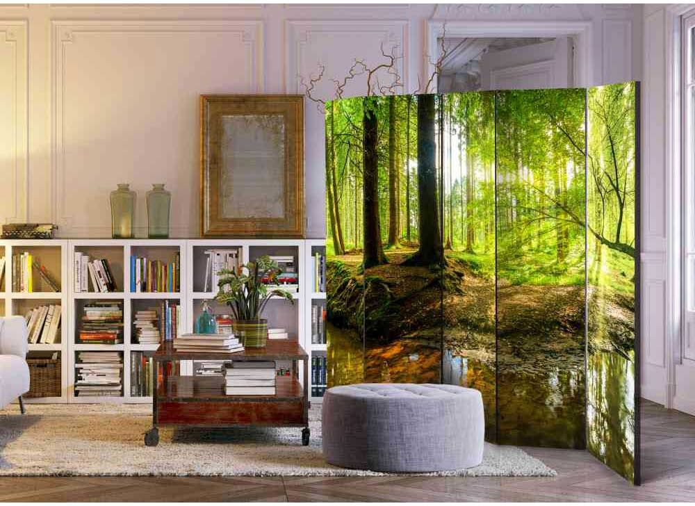 Pharao24.de Spanische Wand mit Wald Motiv modern