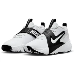 NIKE Team Hustle D Basketballschuhe ältere Kinder 101 - white/white-black 38.5