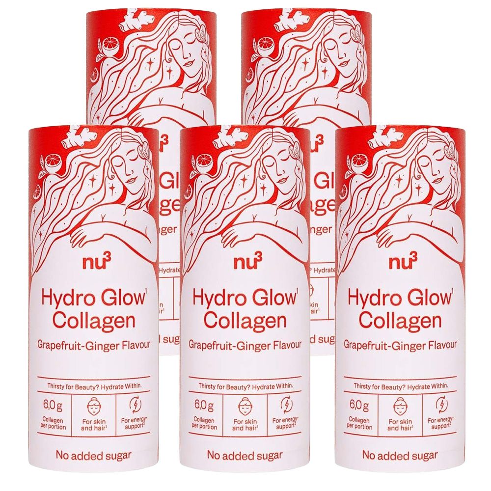 nu3 Hydro Glow Collagen Grapefruit-Ginger Flavour x5 5x240 ml Sonstige