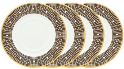 "Noritake Infinity Set of 4 Saucers, 6"""