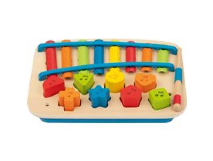 LUPILU® Instrument de musique 6 en 1 / Xylophone-Piano / Table de percussion.