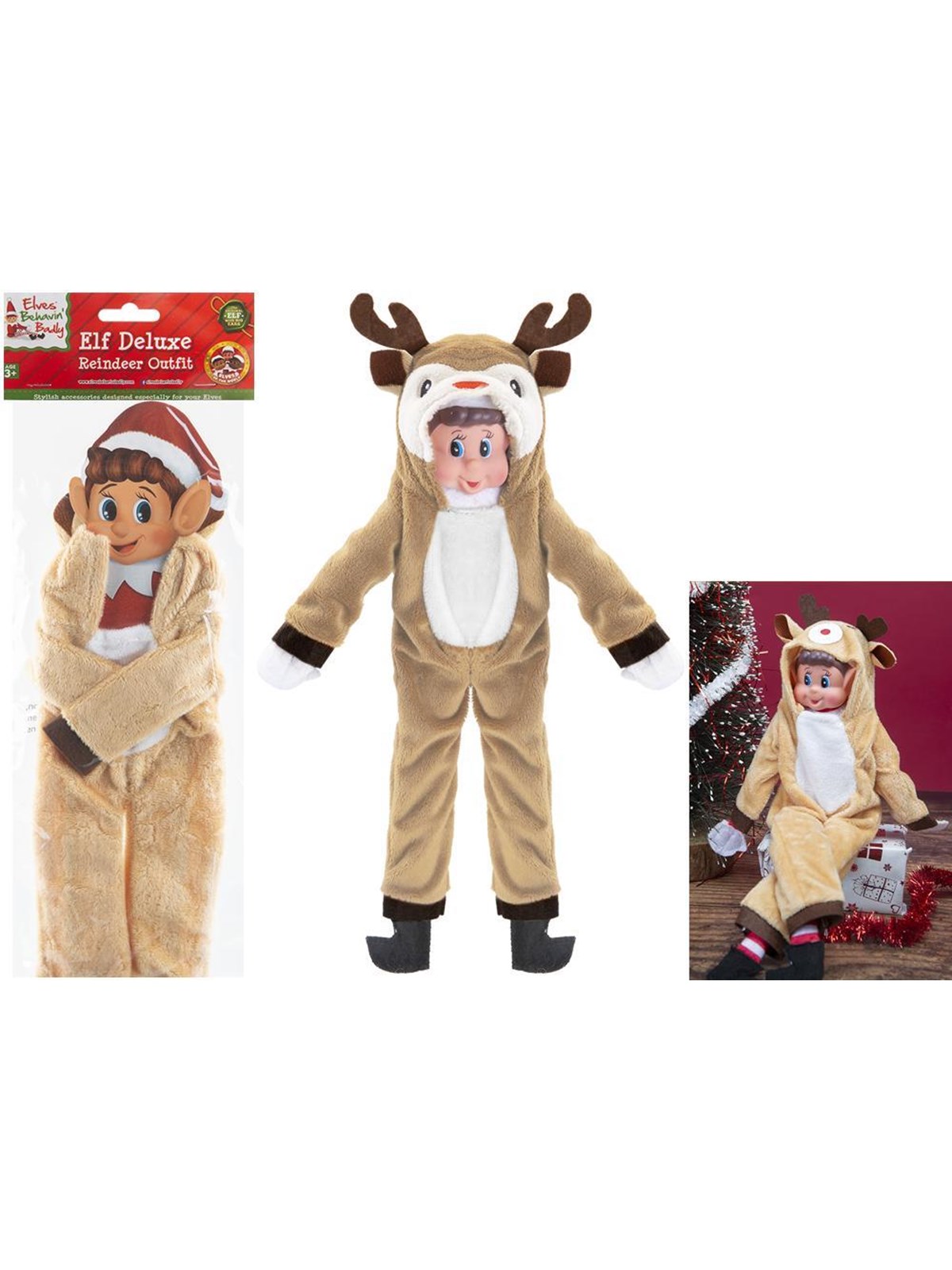 Elves Behavin' Badley Elf Reindeer Outfit