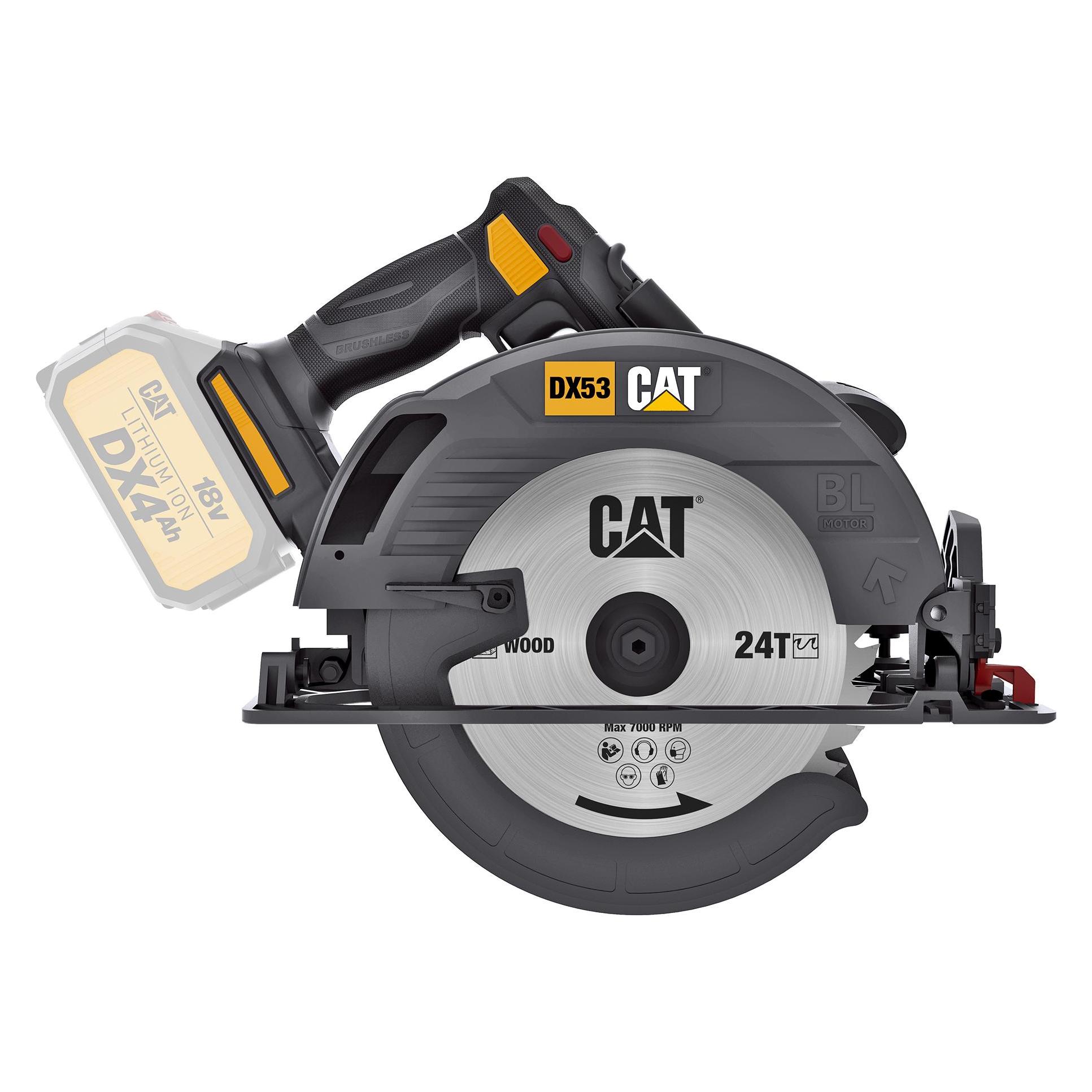 Cat 18v Brushless Circular Saw (DX53B)