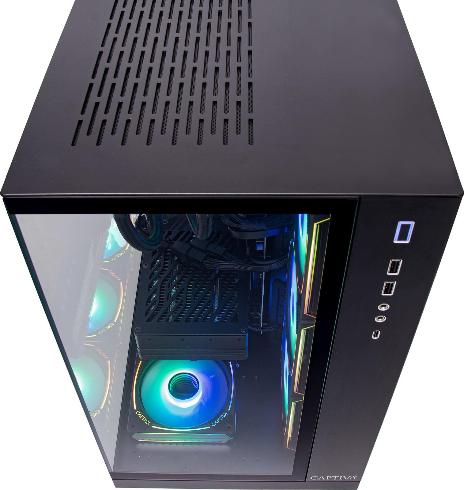 Captiva R89-083 High-end Gaming PC met AMD Ryzen 7 9800X3D, 32GB RAM, 2TB Opslag en Windows 11