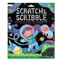 Kolorowe Baloniki Scratch & Scribble Space Explorers (397611)