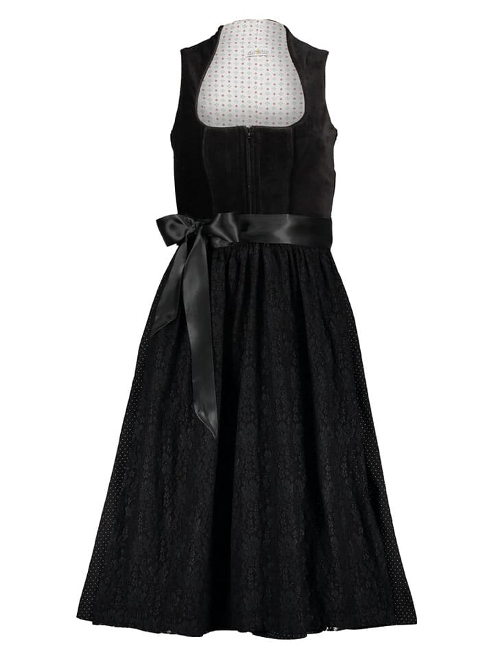 Almsach Dirndl in Schwarz - 40