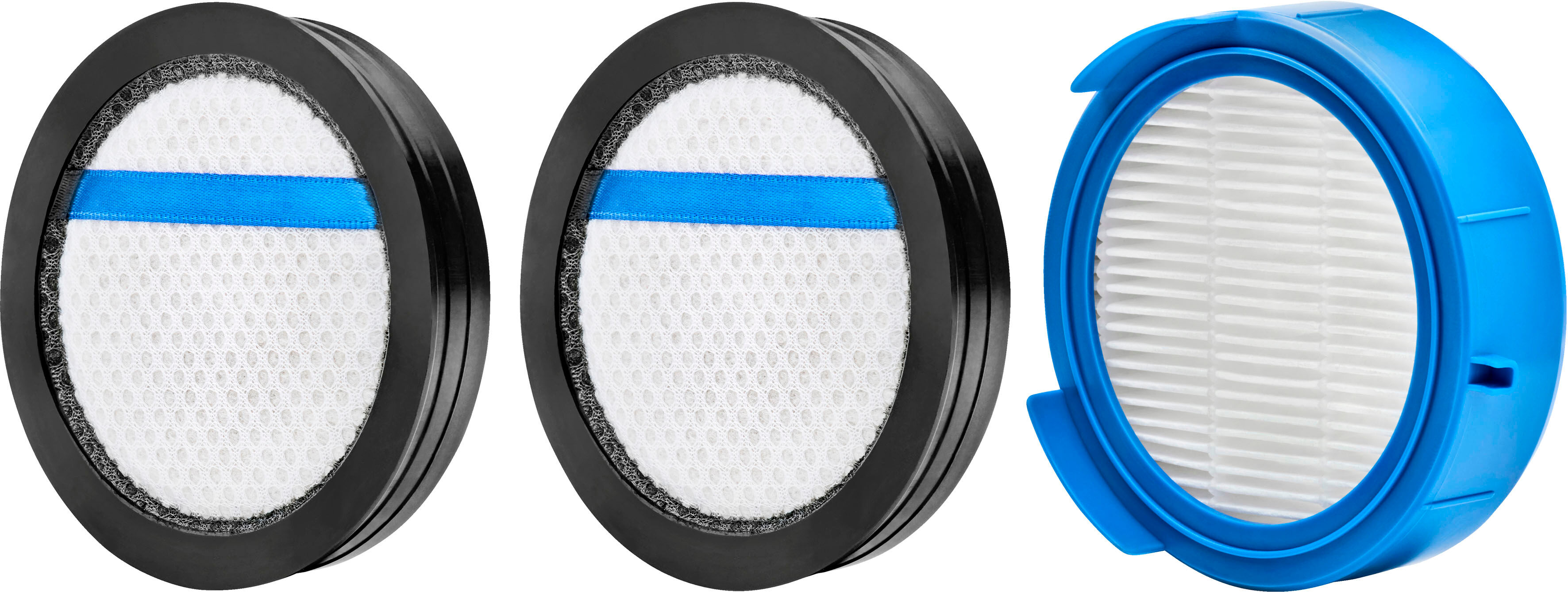 AEG Filter-Set "ASKW4", blau (blau, schwarz), Filterkartuschen, 2 Vormotor- und 1 Hygienefilter, Filter-Set blau, schwarz Einheitsgröße