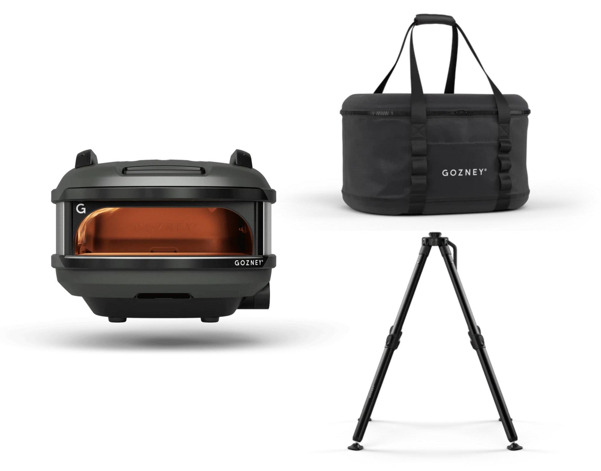 Gozney Tread Pizzaofen + Transporttasche + Standfuß Off Black