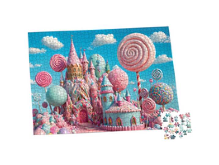 LUPILU® Puzzle 1000 pièces (Candy Land)
